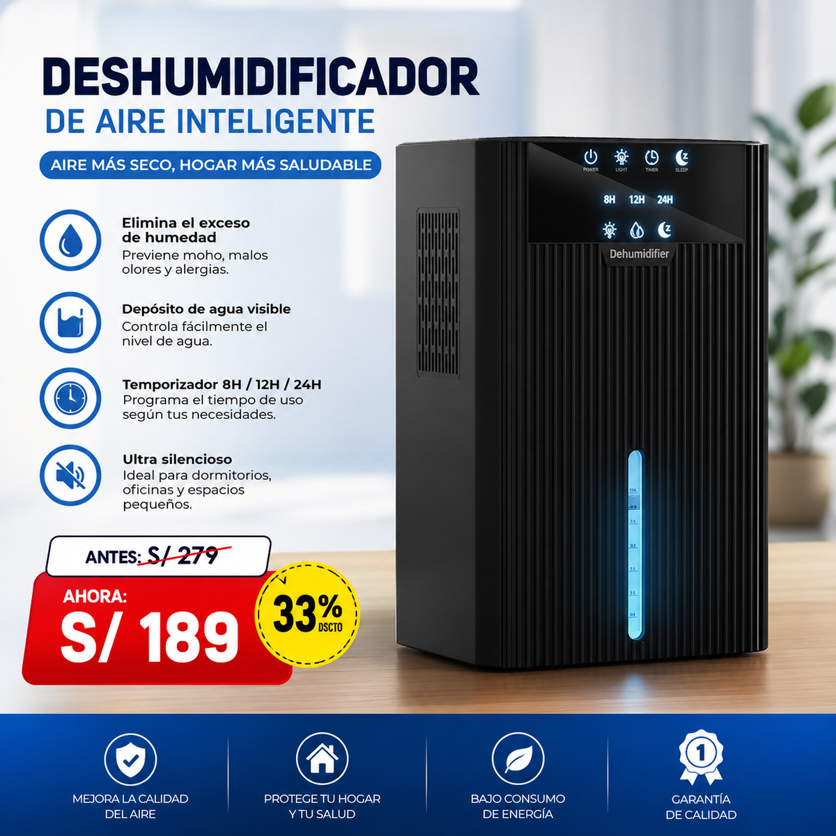 Deshumidificador de ambiente